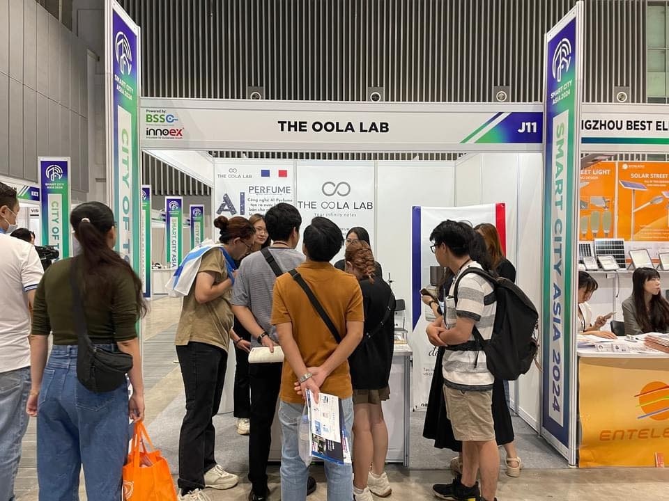 The OOLa Lab Tại Smart City Asia 2024 - Khi Nghệ Thuật Nước Hoa Và Công Nghệ AI Hòa Quyện Độc Đáo